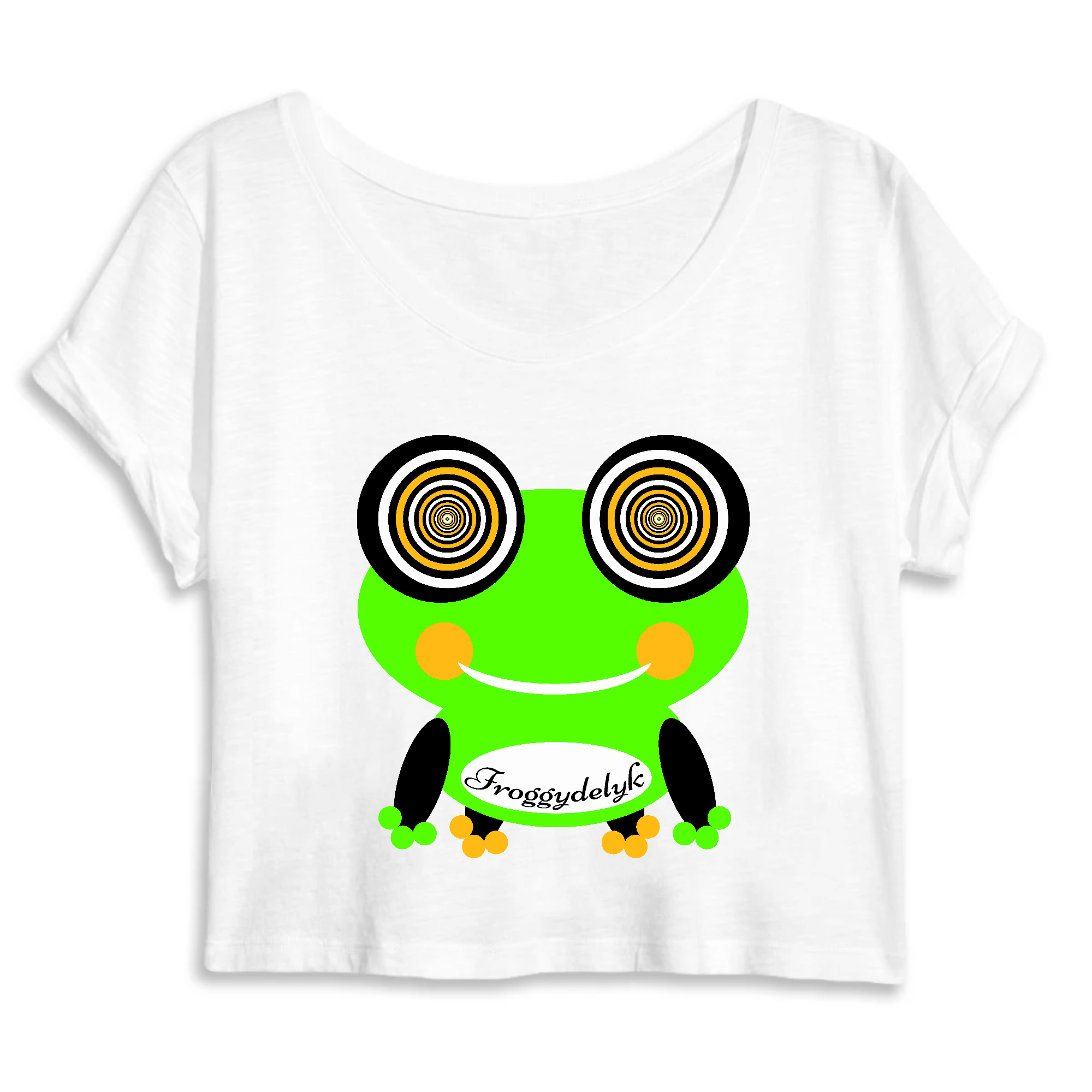 Froggydelyk amazone dream Crop top Mantis-100% coton BIO