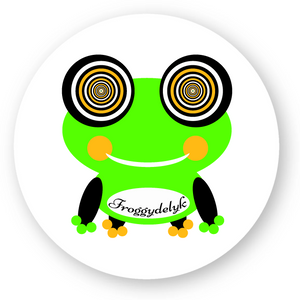 Froggydelyk amazone dream 100 Stickers ronds-Vinyle