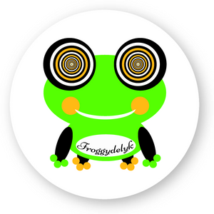 Froggydelyk amazone dream 1 Sticker rond-Vinyle