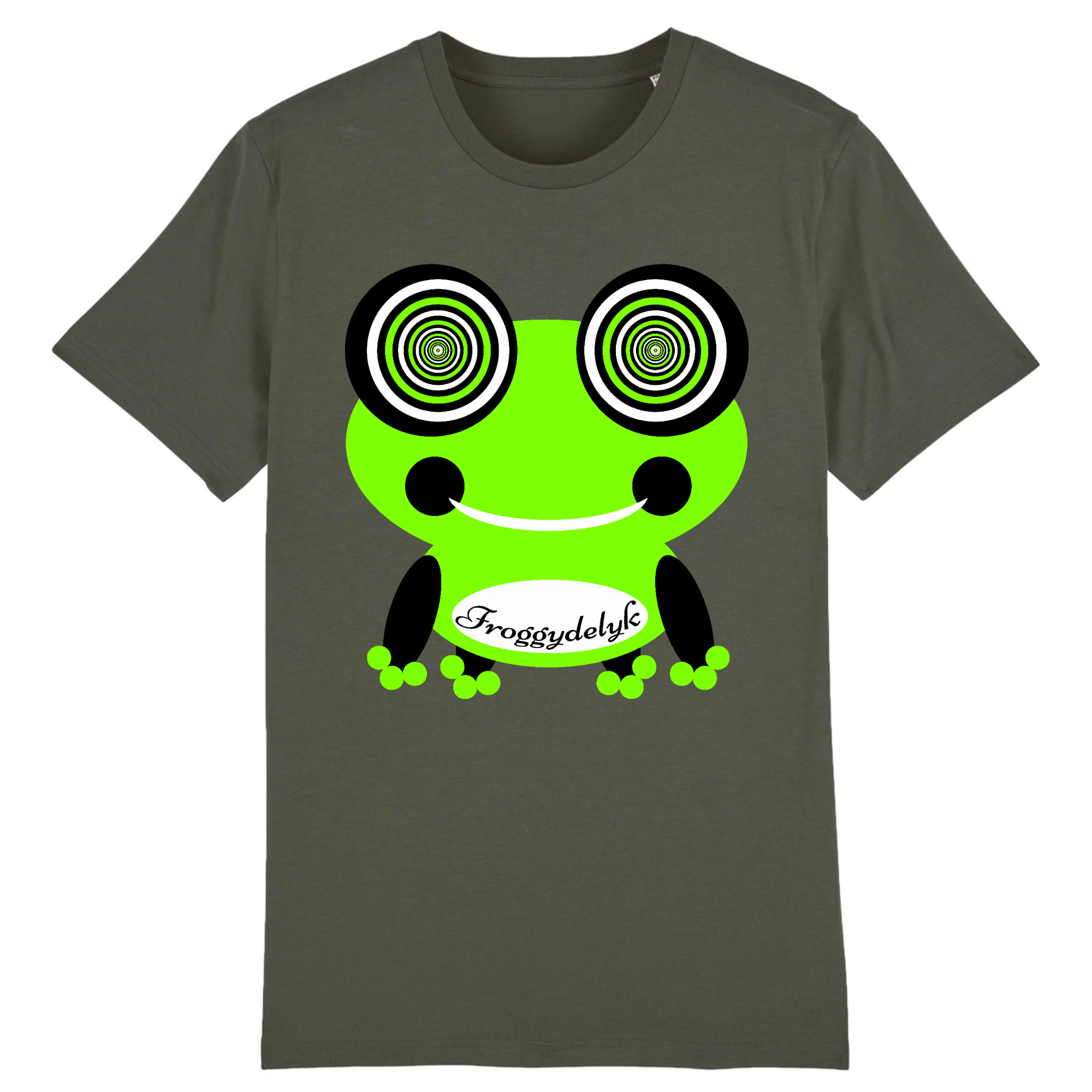 Froggydelyk green jungle Rocker unisex T-shirt - 100% organic cotton - Stanley/Stella