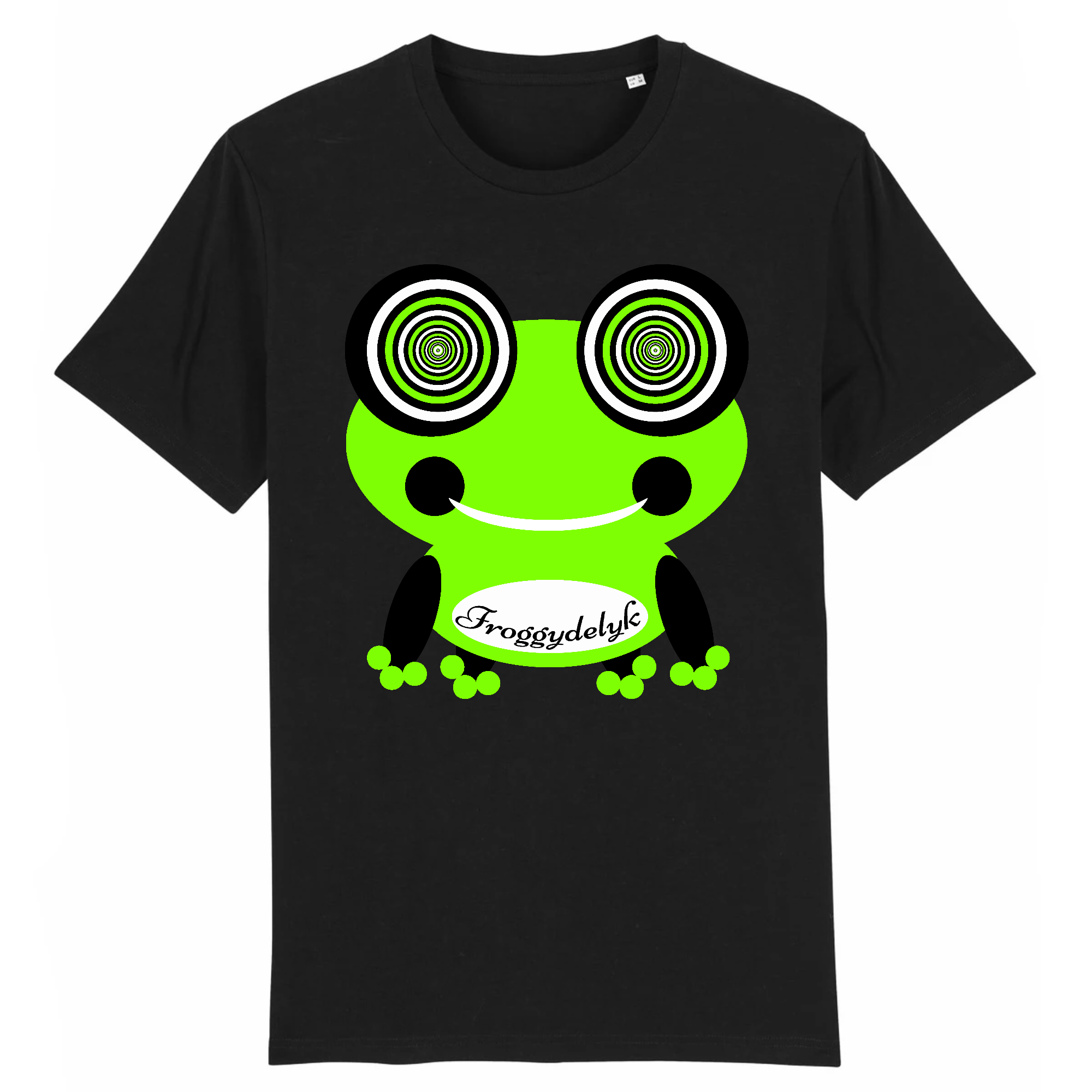 Froggydelyk green jungle Rocker unisex T-shirt - 100% organic cotton - Stanley/Stella